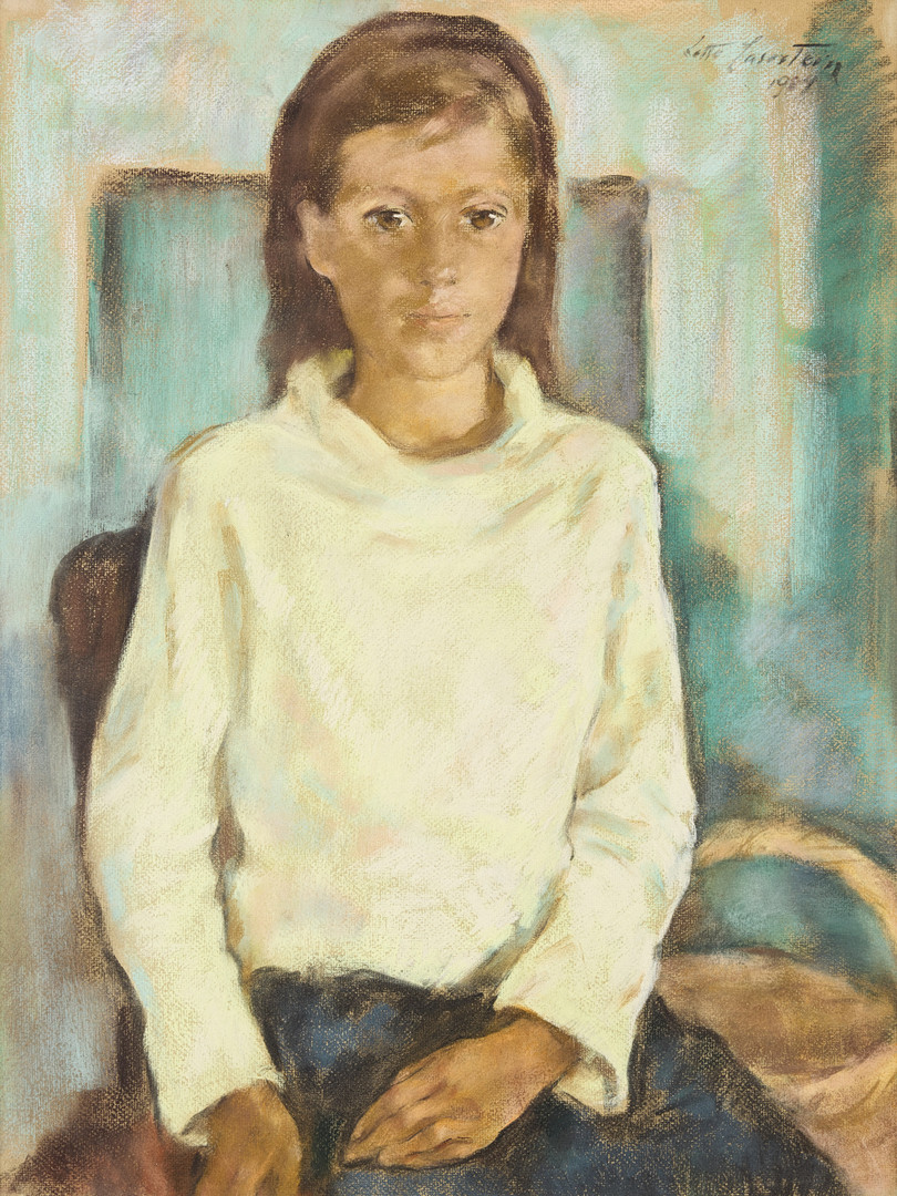 Lotte Laserstein, Girl in a light yellow sweater.