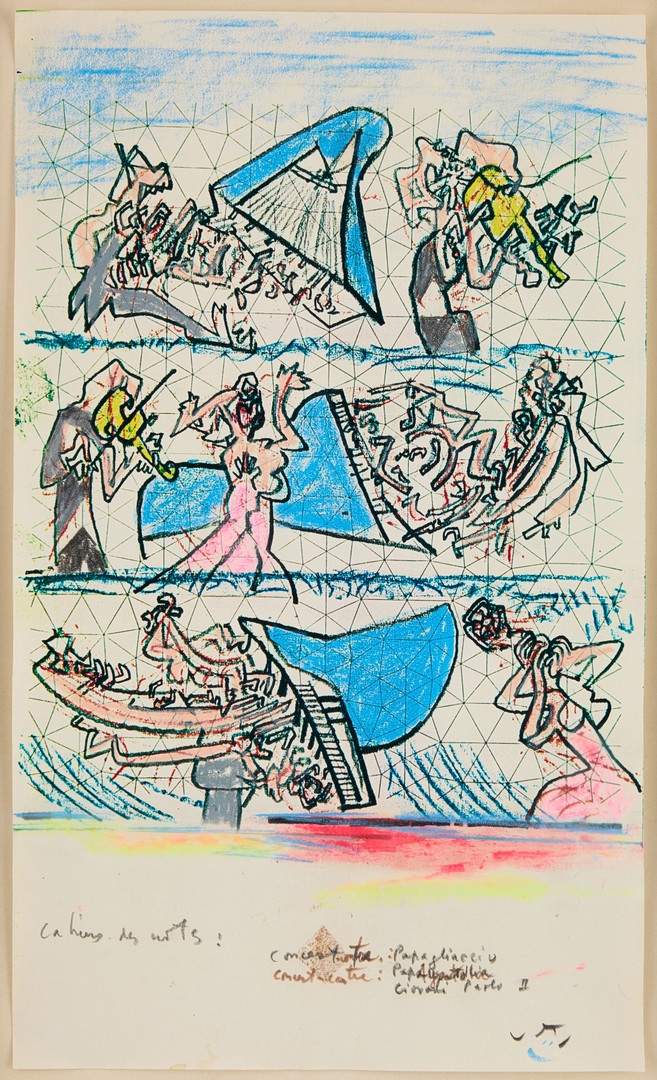 Roberto Matta, “Cahier des mots”.