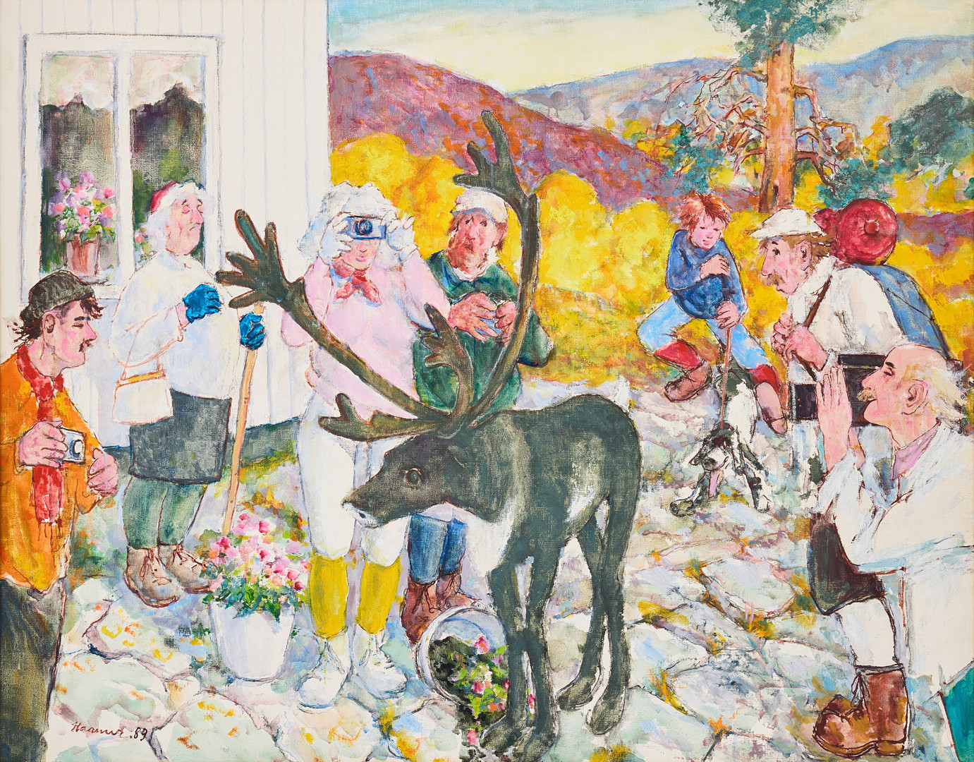 "Kodustatud põhjapõder" (Domesticerad fjällräv).