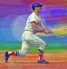 Yaz - Carl Ystrezemski Red Sox 1967 Mixed Media Original by