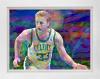 Larry Bird Mixed Media Original on canvas by