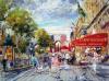 Champs Elysee, Signed Canvas Print