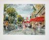 Champs Elysee, Signed Print