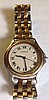 PANTHÈRE COUGAR, A LADIES' STAINLESS STEEL AND GOLD WRISTWATCH