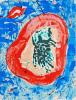 SAM  Original Hand Signed Screenprint American 1988 Abstract
