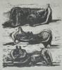 Moore, HENRY  Hand Signed Lithograph British Art 1973
