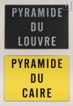 Pyramide du Louvre / Pyramide du Caire