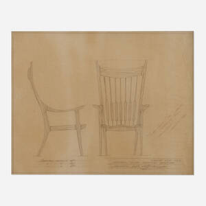 Drawing of chair for the Cedars Sinai Medical Center