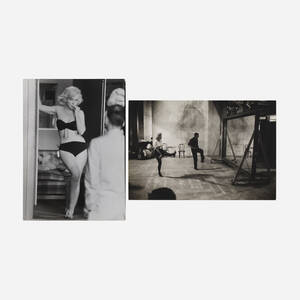 Marilyn Monroe Onstage in Let's Make Love; Marilyn Monroe with Arthur Miller after Let's Make Love (two works)