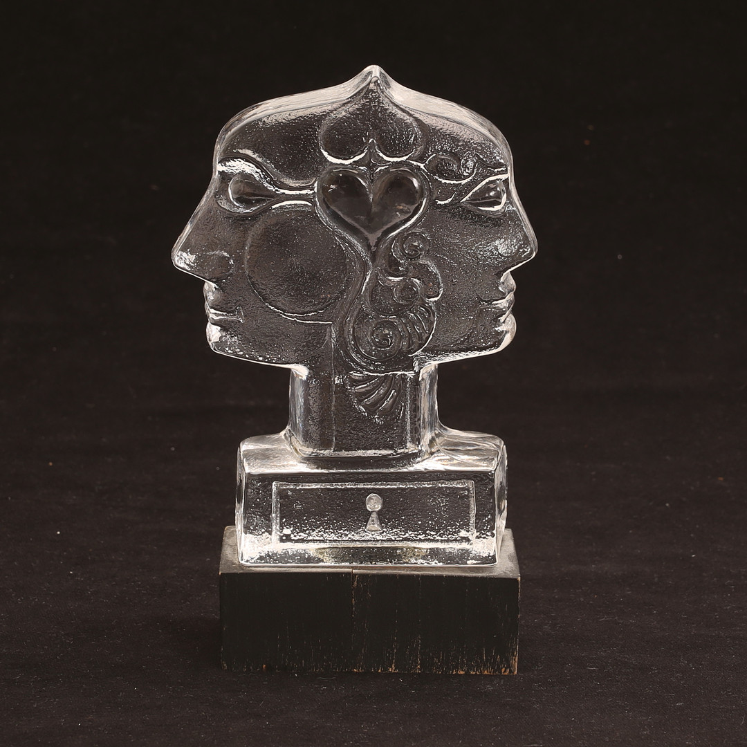 Skulptur, glas, Boda.