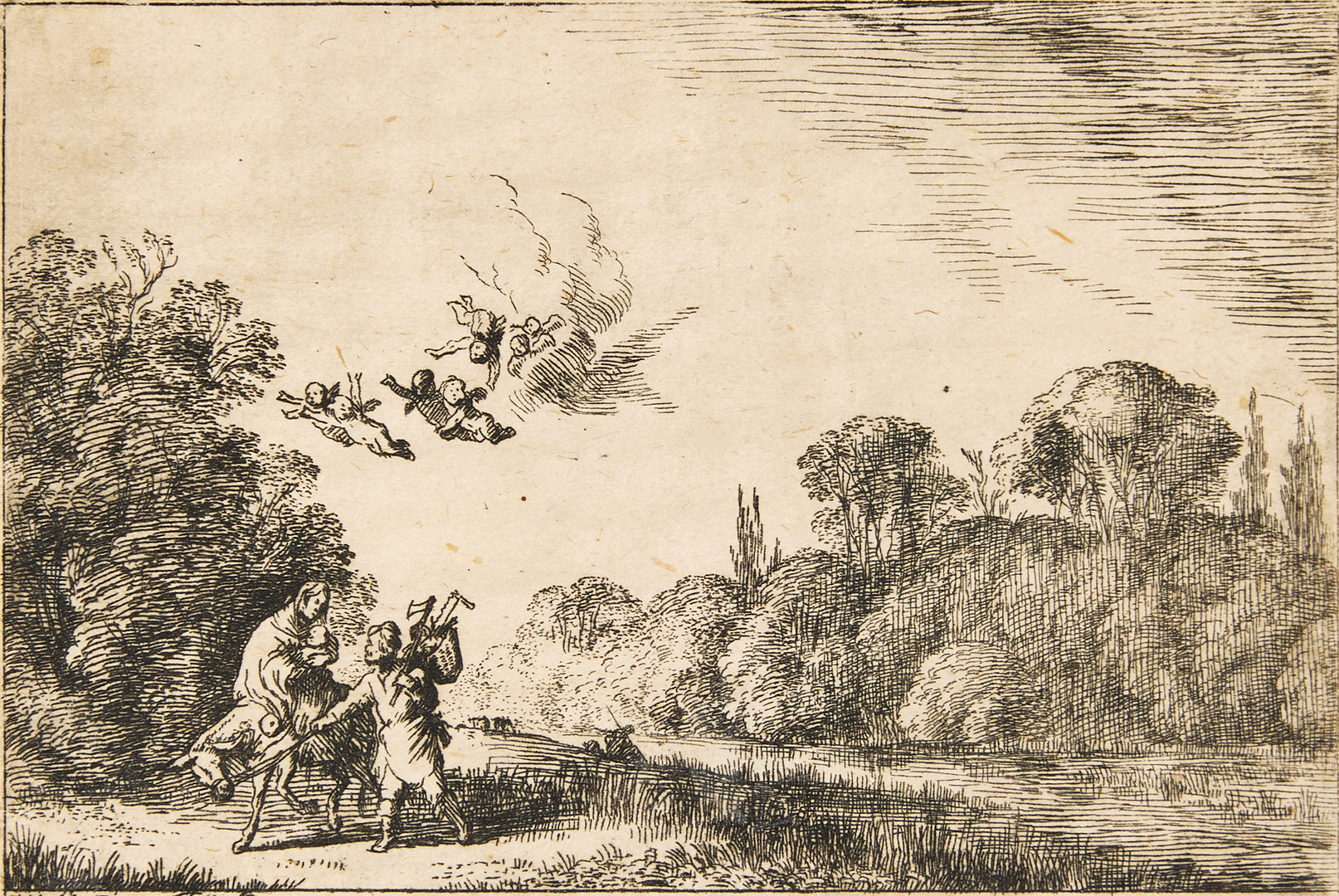 "The Flight into Egypt".
