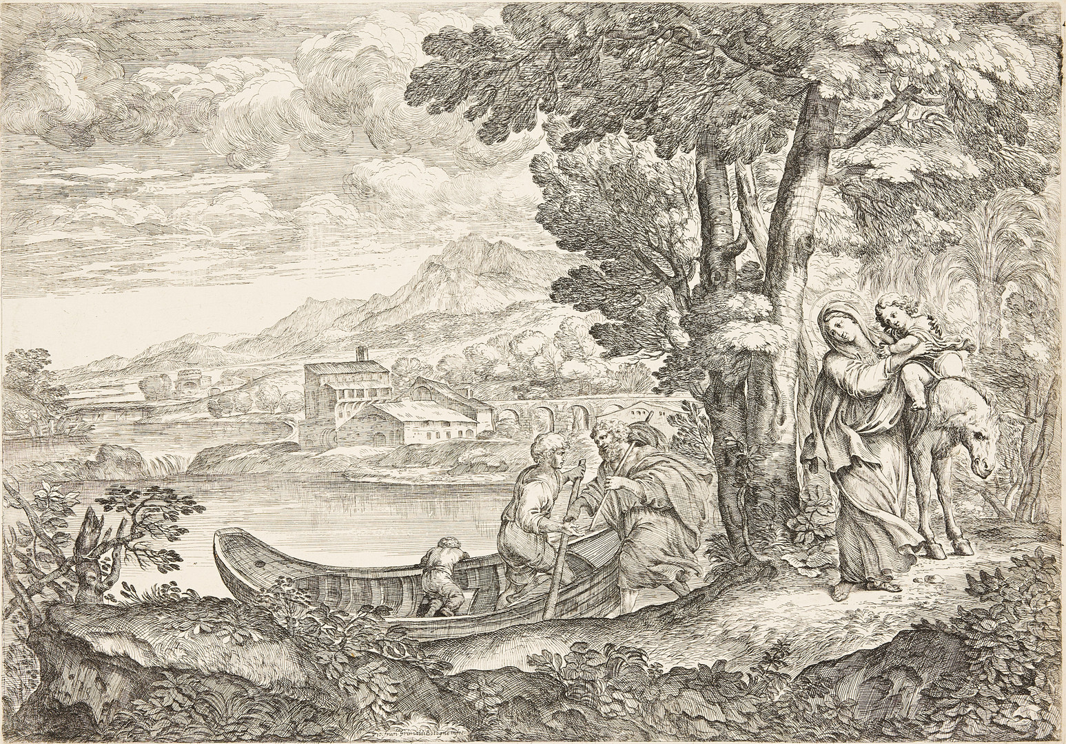 "Landscape with the Flight into Egypt".