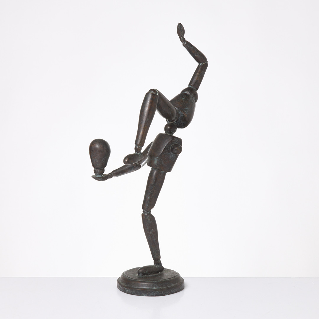 Skulptur, brons. signerad Lars undertill.