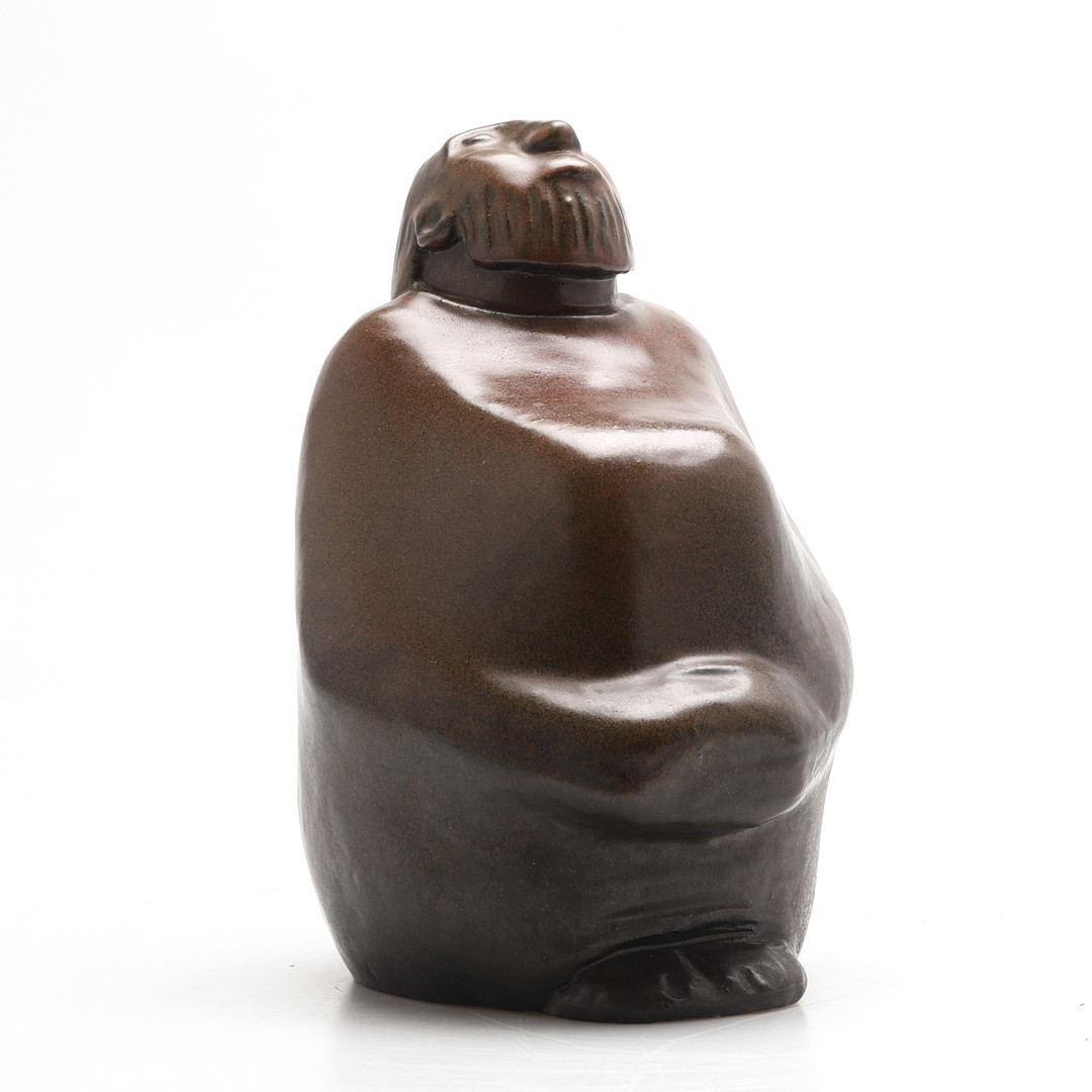 "Jeremia", skulptur, stengods, signerad.