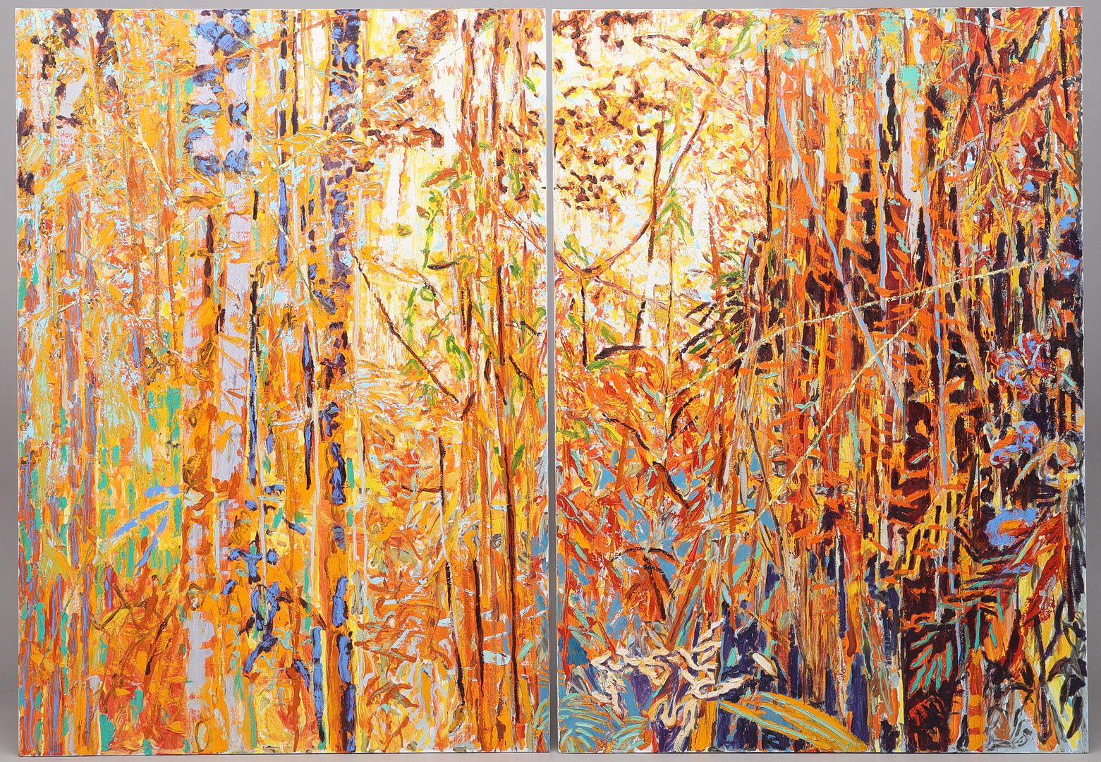 "SUBLIME WALL", DIPTYK 2004.