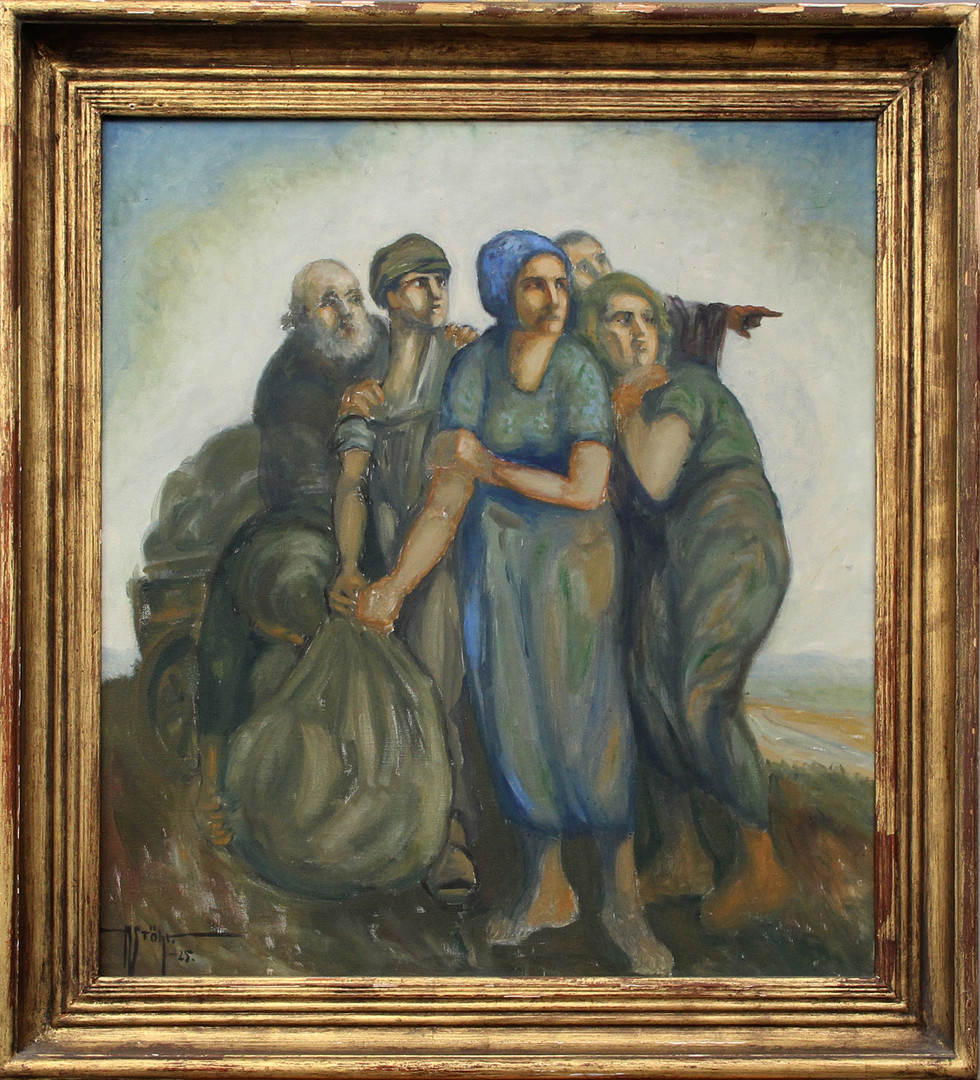 OLJA, på duk, signerad, 1925.
