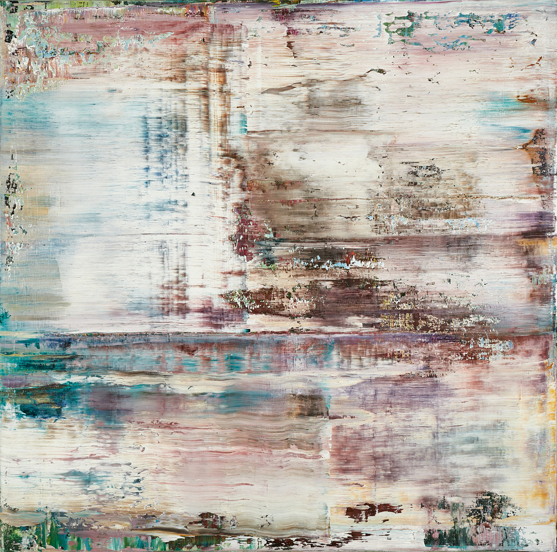 Anna Rosenbäck, Abstrakt komposition, signerad a tergo 192/ A. rosenbäck -17, olja på duk.