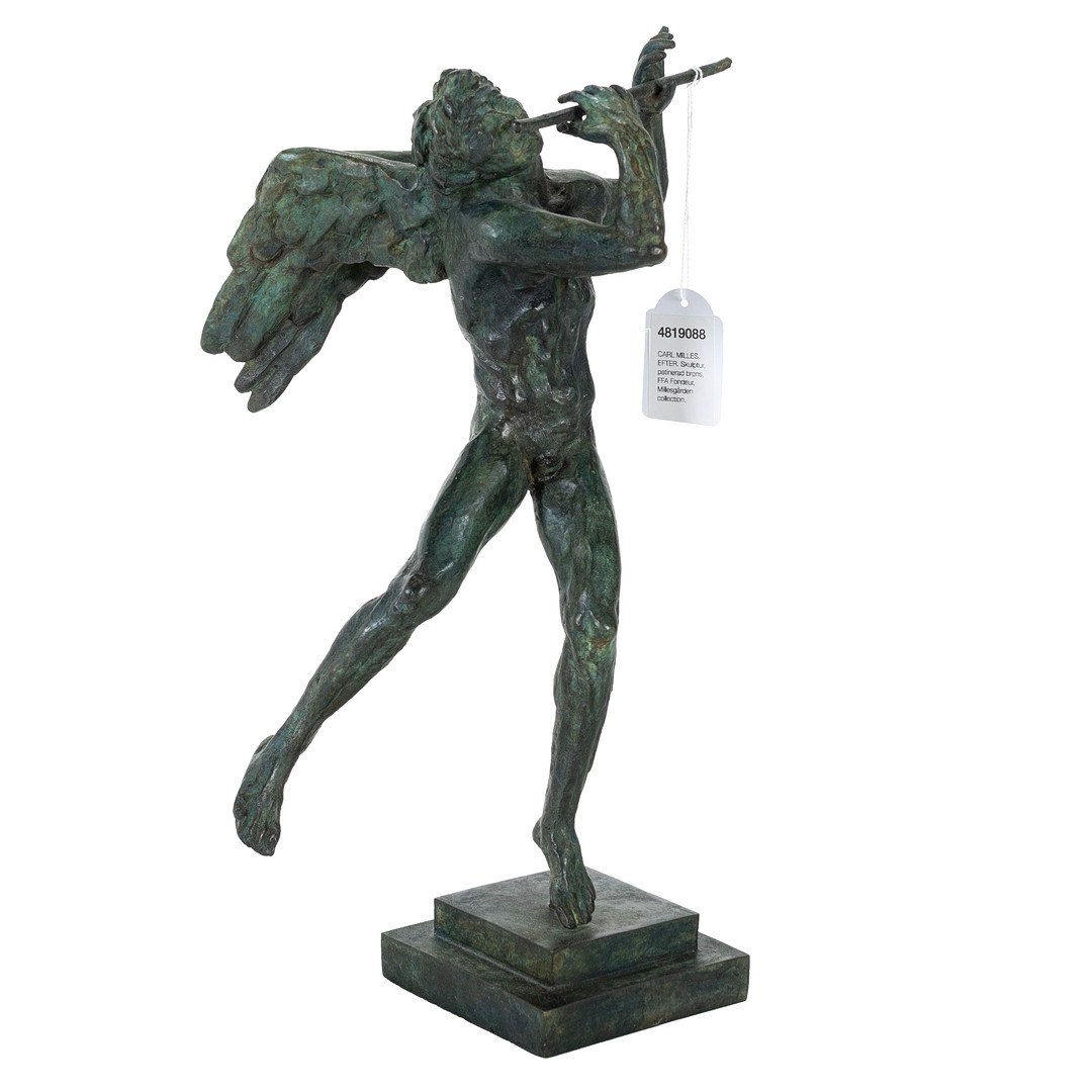EFTER. Skulptur, patinerad brons, FFA Fondeur, Millesgården collection.