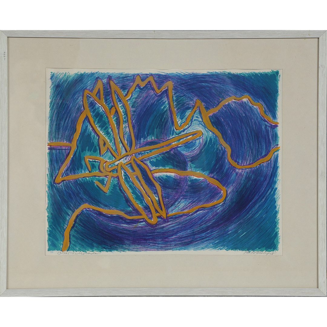 (1921-2007) "TROLLSLÄNDAN", LITOGRAFI 54/125, SIGNERAD.
