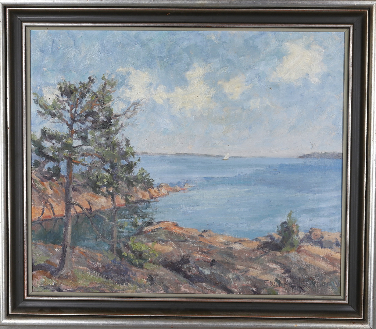 (1898 - 1957), olja på duk, landskapsmotiv, signerad.