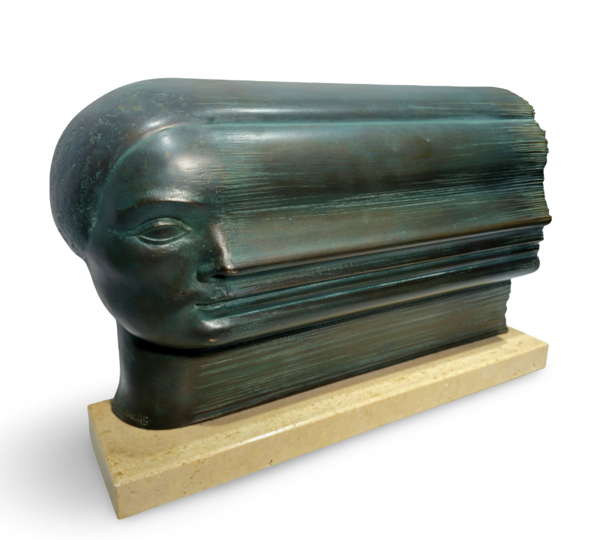 "Eva". Escultura en bronce y resina sobre base de mármol. Numerada 09/99.