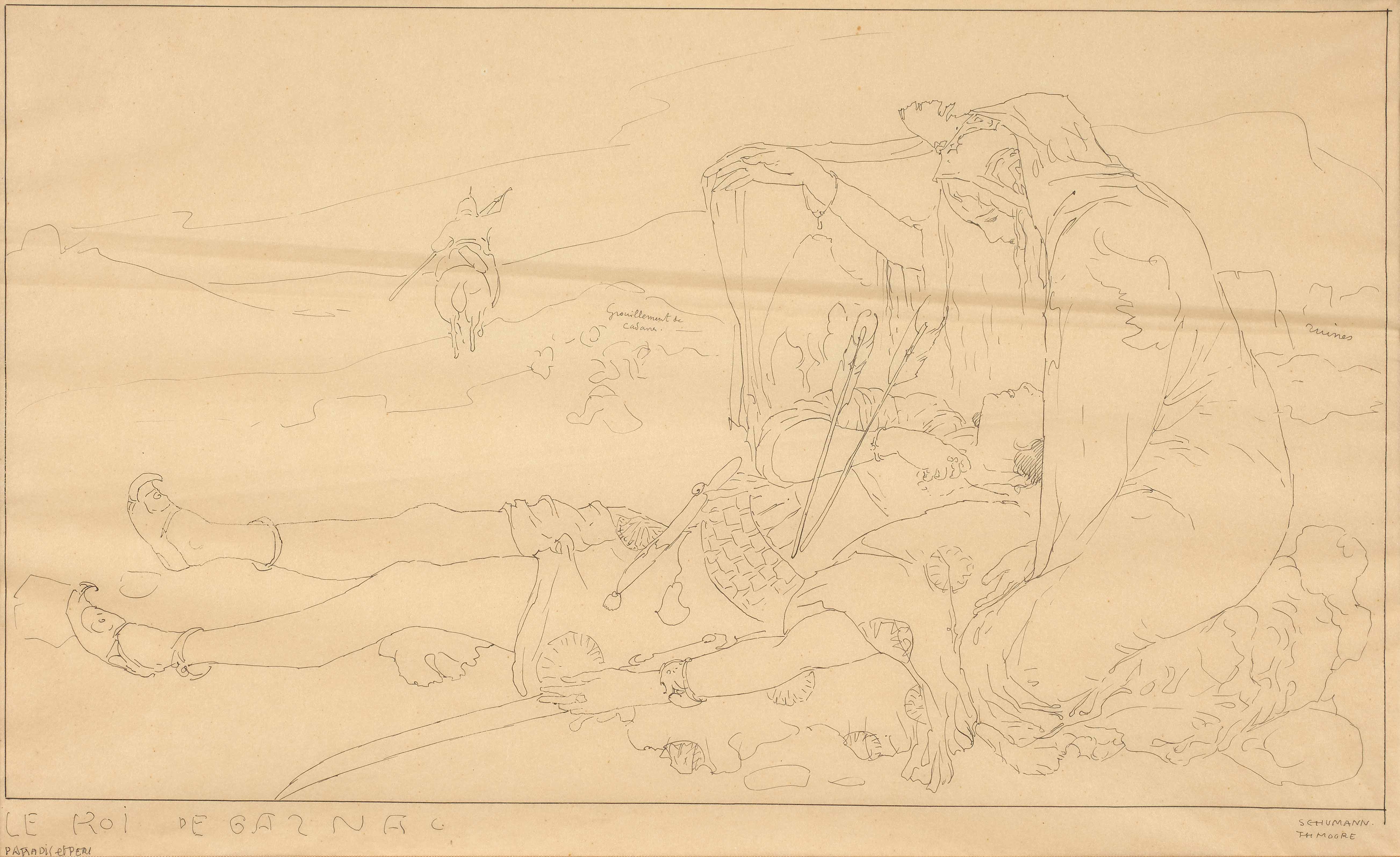 Le roi de Gazna / Paradis et Peri vers 1913