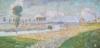 Champs de lin le long de la Lys (ca. 1910) Flax fields along the Lys (ca. 1910)
