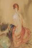 Nu assis vu de dos Nude seen from the back