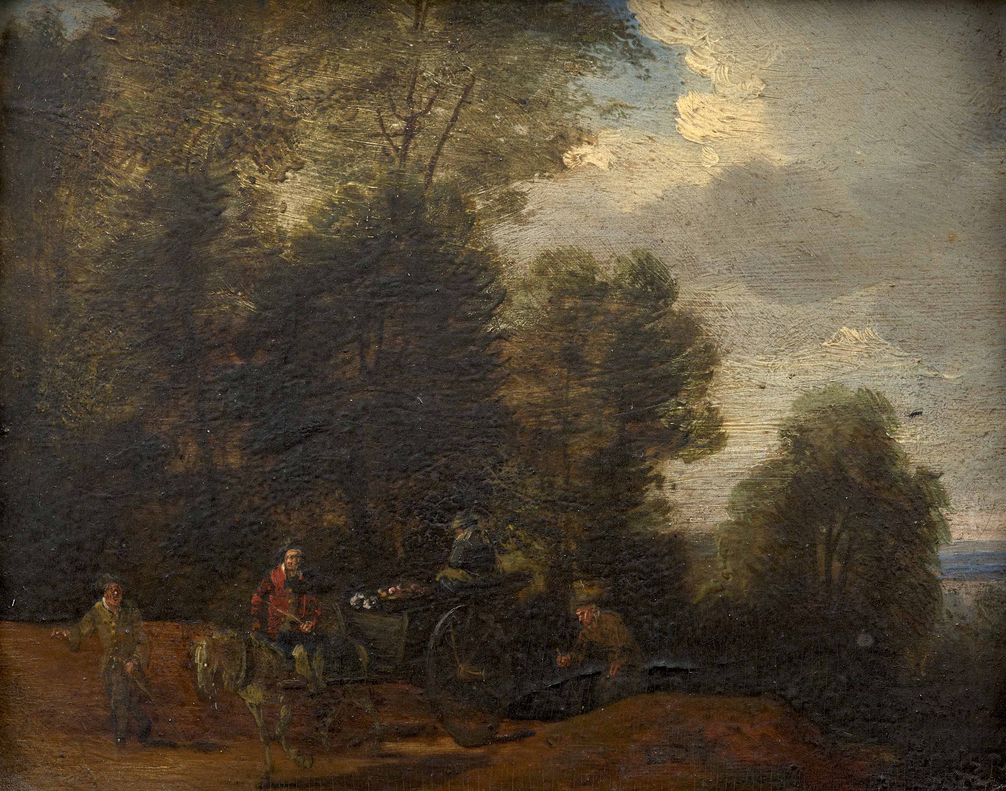 Le départ pour le marché