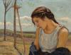 Pensive girl, 1923