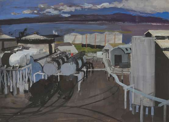 VIEW OF REFINERY, ARDROSSAN 