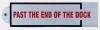 Lawrence Weiner, Lawrence Weiner – Past the End of the Dock / Nach dem Ende von dem Kai