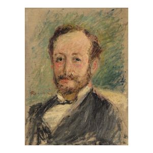 Portrait de Charles Le Coeur 12 3/16 x 9 7/16 in (31 x 24 cm) (Painted in 1874)