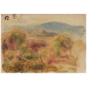 Paysage du midi 5 1/2 x 7 7/8 in (14 x 20 cm) (Painted in 1913-1914)