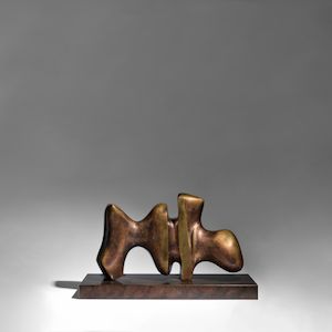 Working Model for Animal Form 15 1/8 x 25 3/8 x 8 5/8 in (38.4 x 64.5 x 21.9 cm) (Conceived in 1969-1971, this bronze version cast by the Fiorini Foundry in an edition of 9 plus one artist's proof.)