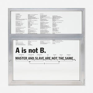 Langue/Parole (Window 2) (A is not B. Master and Slave are Not the Same)