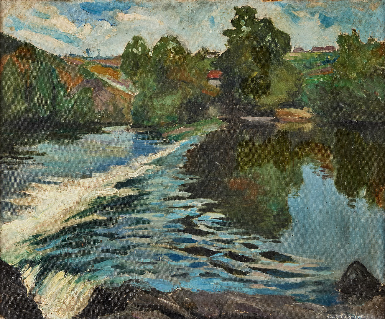 Allan Osterlind, Flodlandskap.