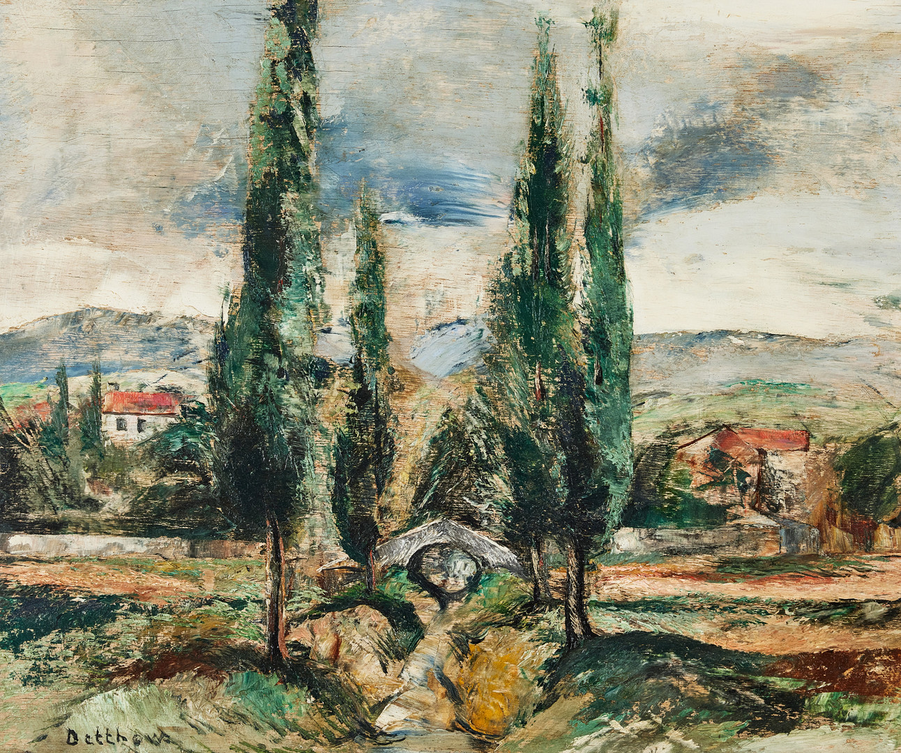 "Landskap vid Avignon".