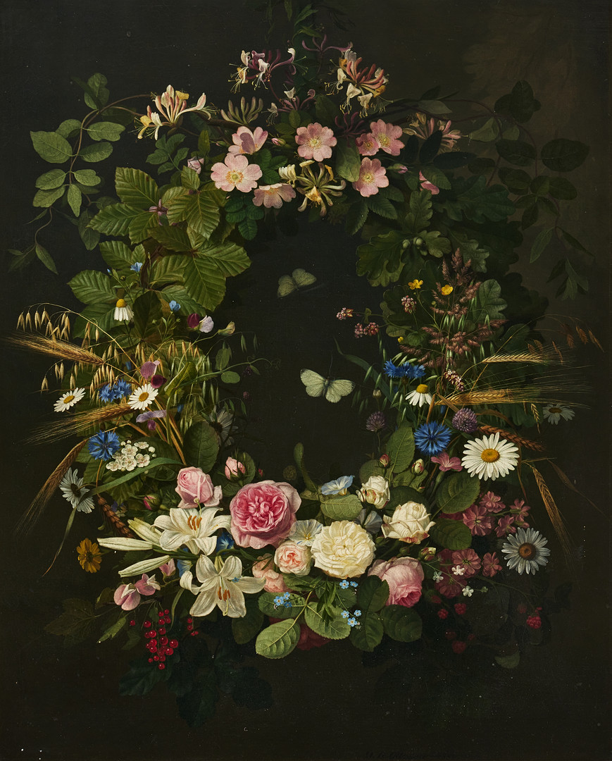 Blomsterkrans.