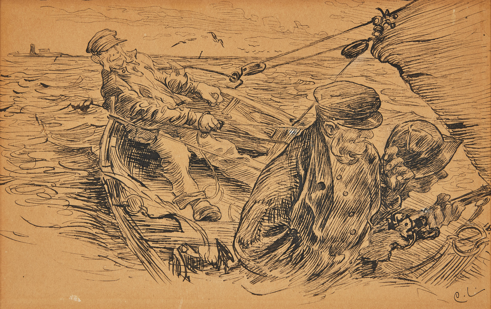 Säljakt, original till Elias Sehlstedt "Sånger och Visor".