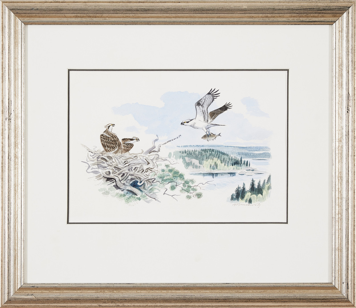 Gunnar Brusewitz, "Fiskjuse (Södermanland)" ur "Våra landskapsdjur".