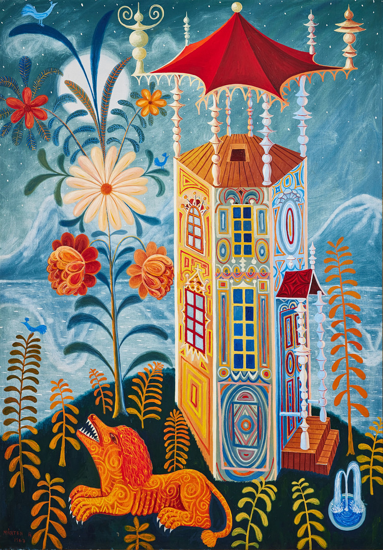 Mårten Andersson, Hus och lejon.