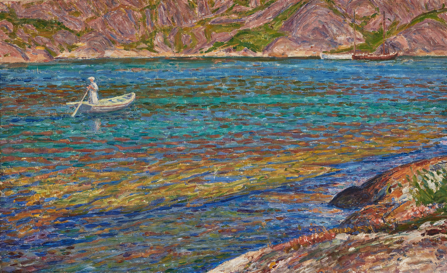 "Flicka i båt, Kyrkesund".