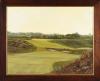 "The Approach to The 9th Green at Maidstone," oil/acrylic on canvas