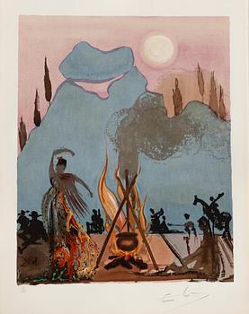 Salvador Dalí, Carmen Sings the Gypsy Song