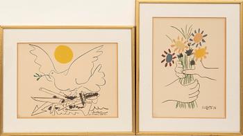 Pablo Picasso, After, "Le Bouguet" and "Colombe