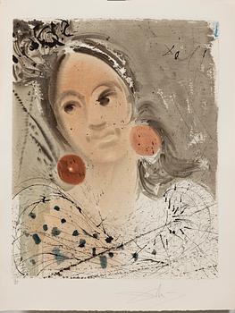 Salvador Dalí, Portrait of Carmen" from Carmen.