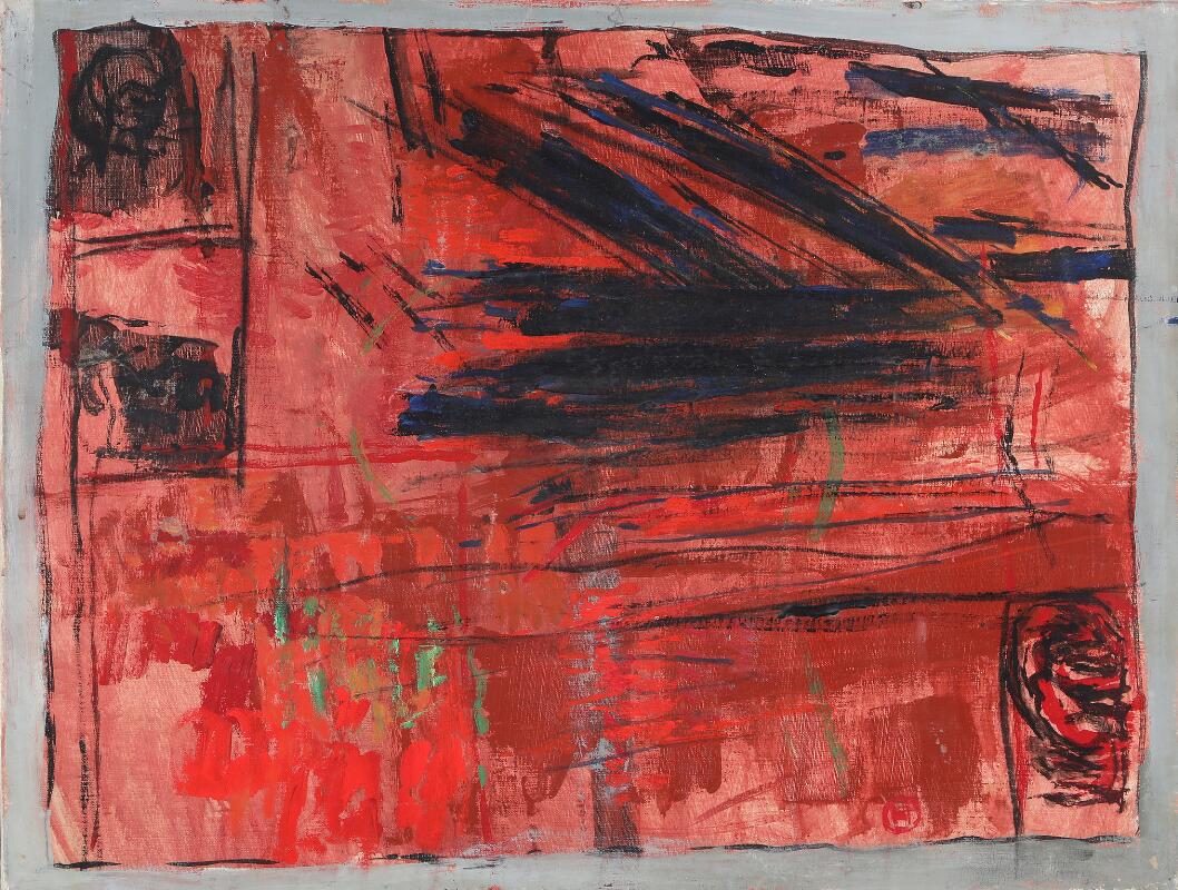 Preben Hornung, Composition in red