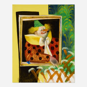 Clown at the Garden Window