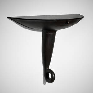 Looped demi-lune console table from Rosecliff, Inc.